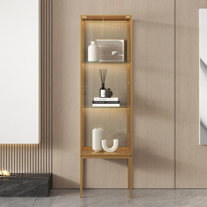Single-door low MDF cabinet